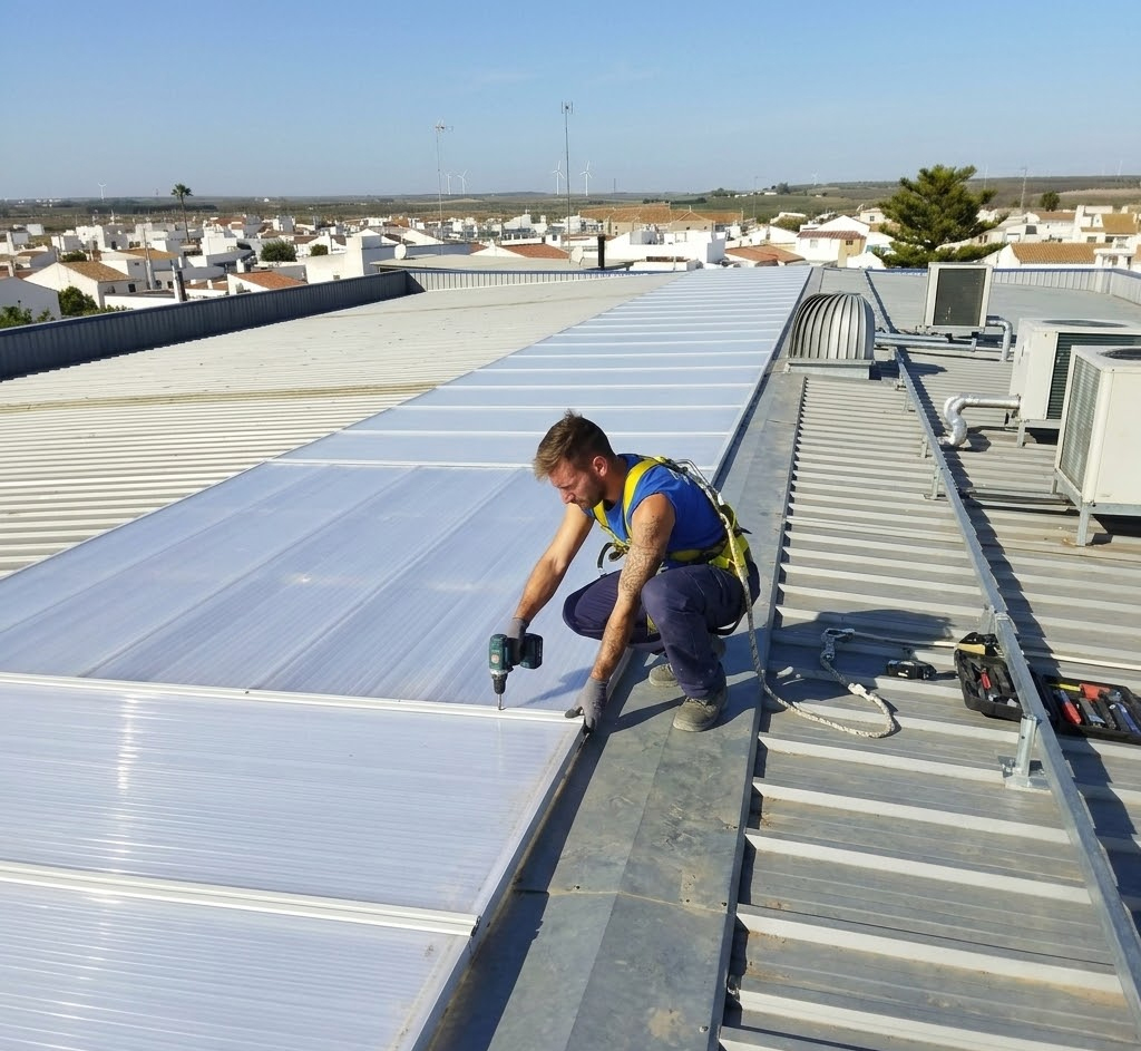 Reparación de cubiertas de naves industriales - isocold.es