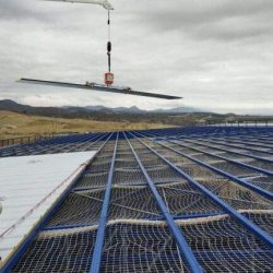 panel sándwich en fachada y cubierta de almacén | Isocold